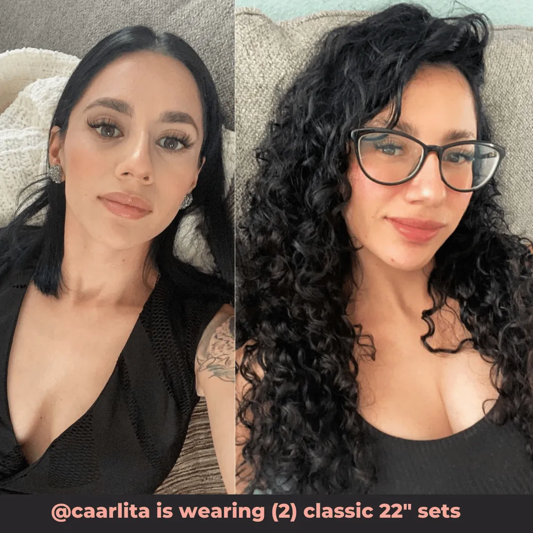 Exotic Curly (3a-3b) 120g Classic Clip-in Set