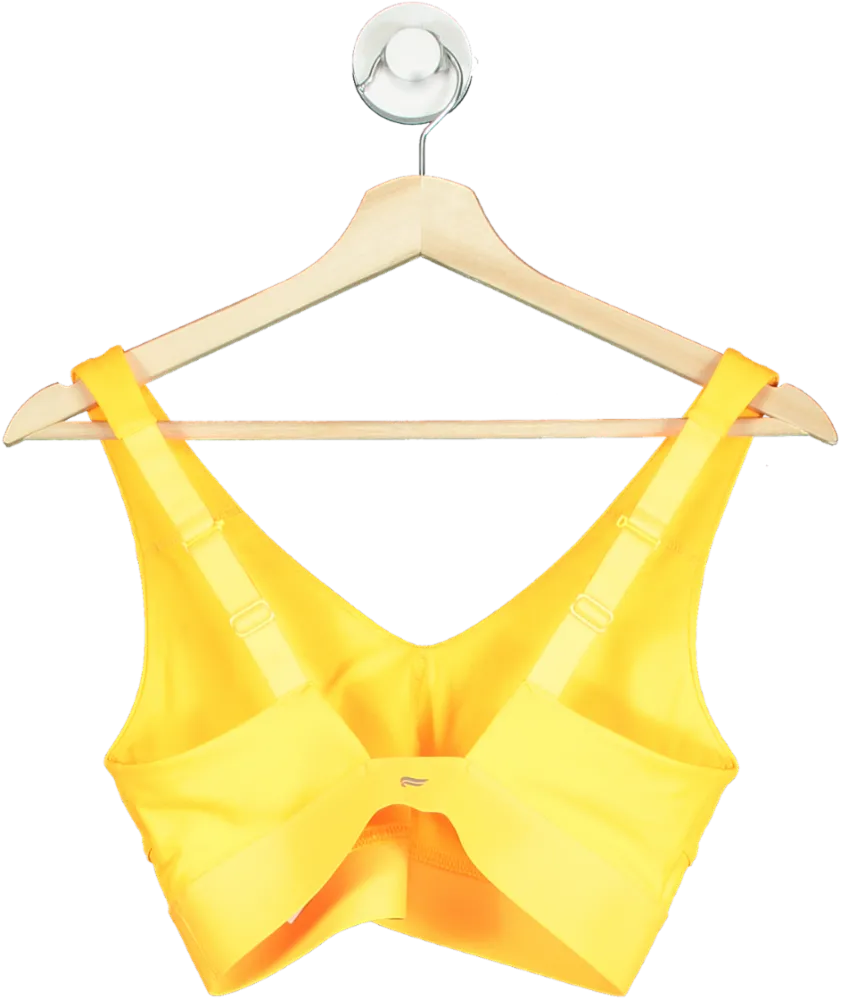 Fabletics Yellow Sports Bra UK S