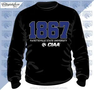Fayetteville State | EST. Black Unisex Sweatshirt (bre)