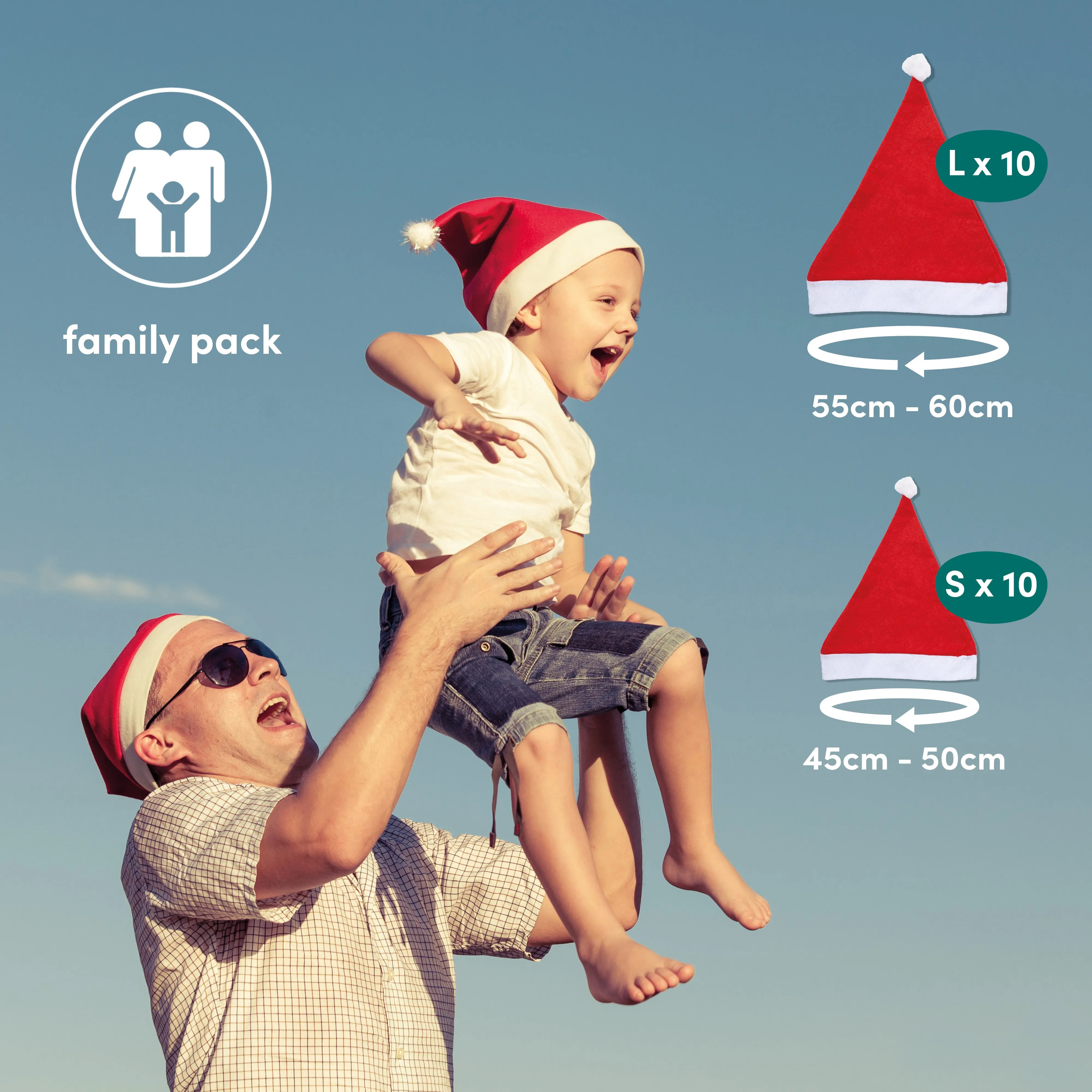 Festive Santa Hats