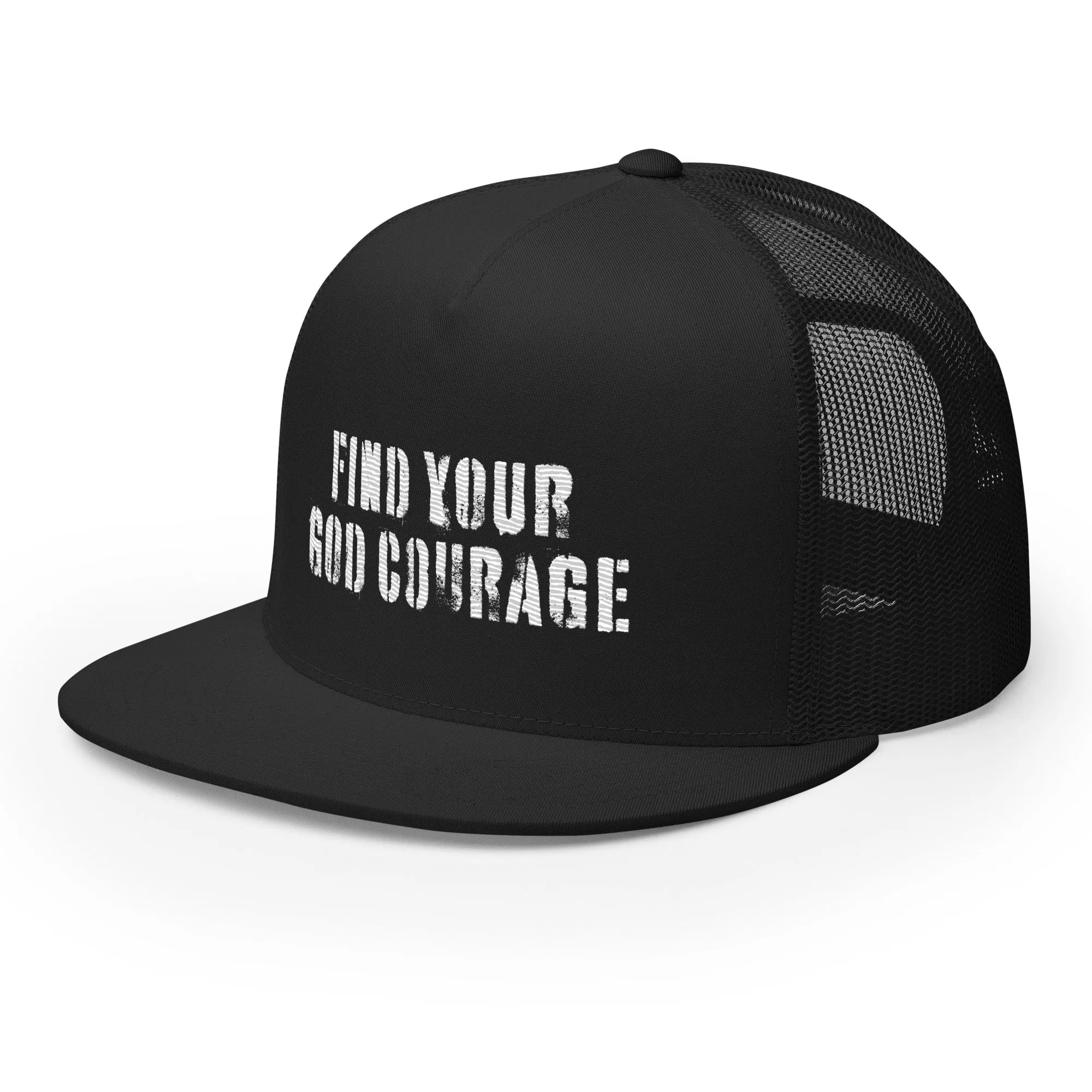 Find Your God Courage Trucker Cap