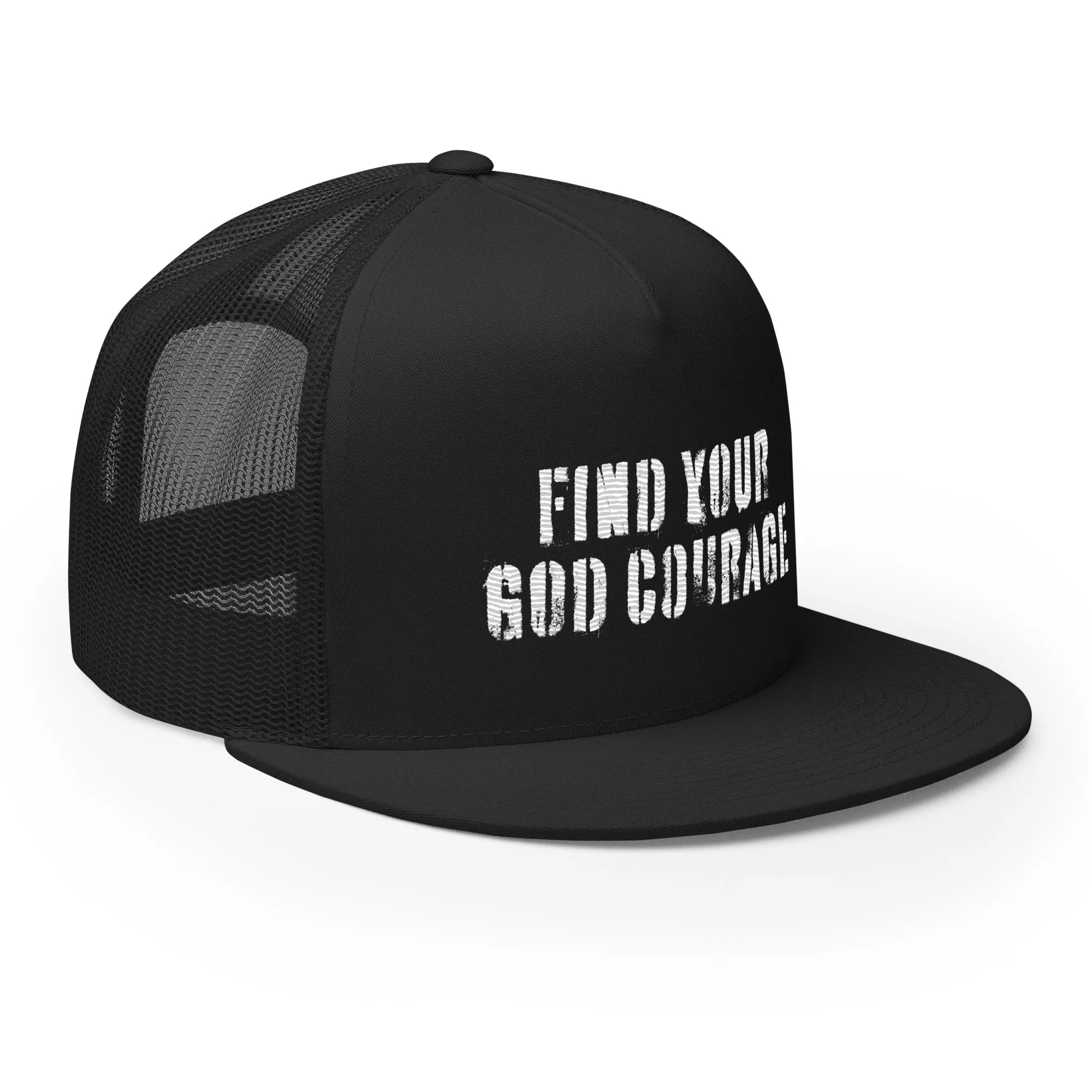 Find Your God Courage Trucker Cap