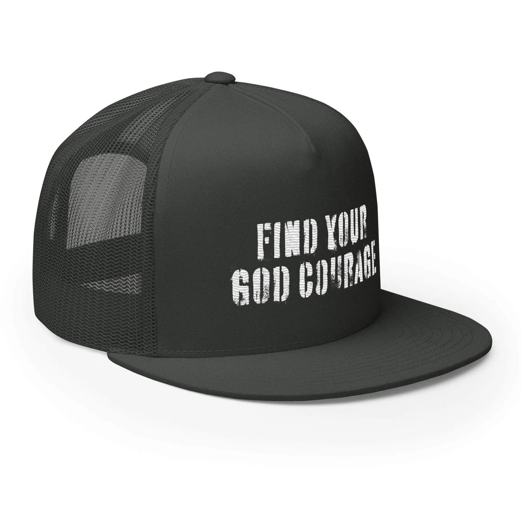 Find Your God Courage Trucker Cap