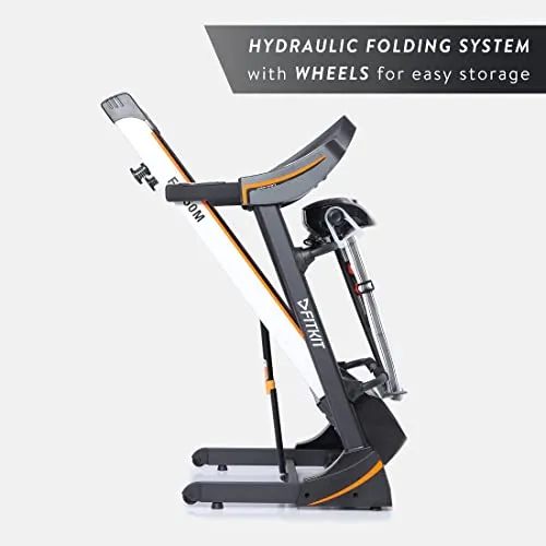 Fitkit FT150M (4.5HP Peak) Motorised Treadmill with Free Home Installation, 1 Year Warranty and Trainer Led Sessions by Cult.Sport