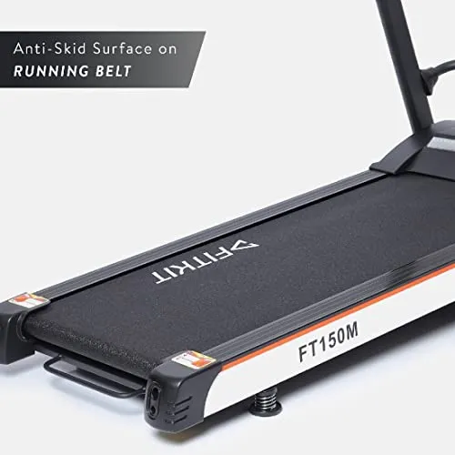 Fitkit FT150M (4.5HP Peak) Motorised Treadmill with Free Home Installation, 1 Year Warranty and Trainer Led Sessions by Cult.Sport