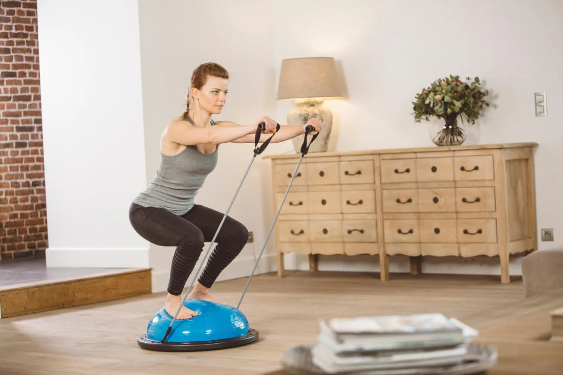 Fitness Reversible Balance Station   Resistance Band - Blue
