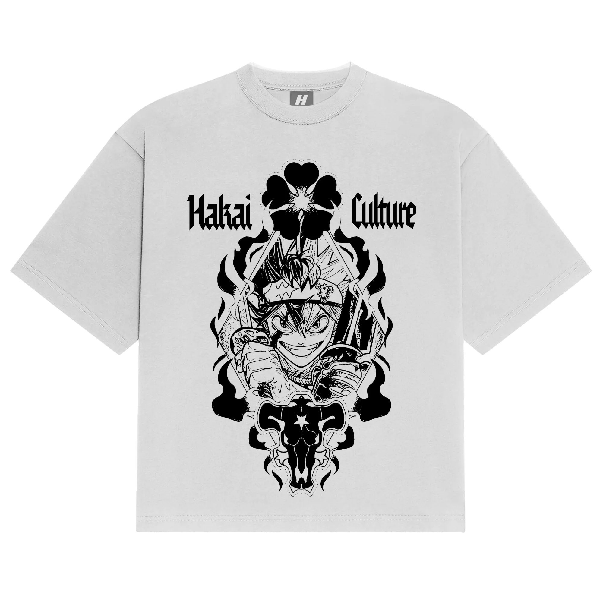 Five Leaf White T-Shirt