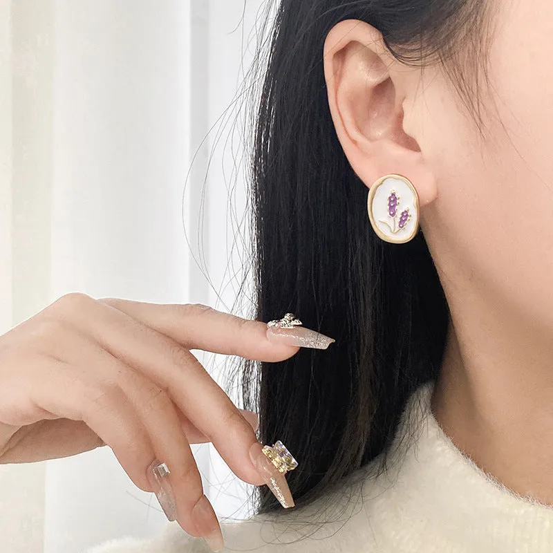 Flower Fashion High-end Earrings