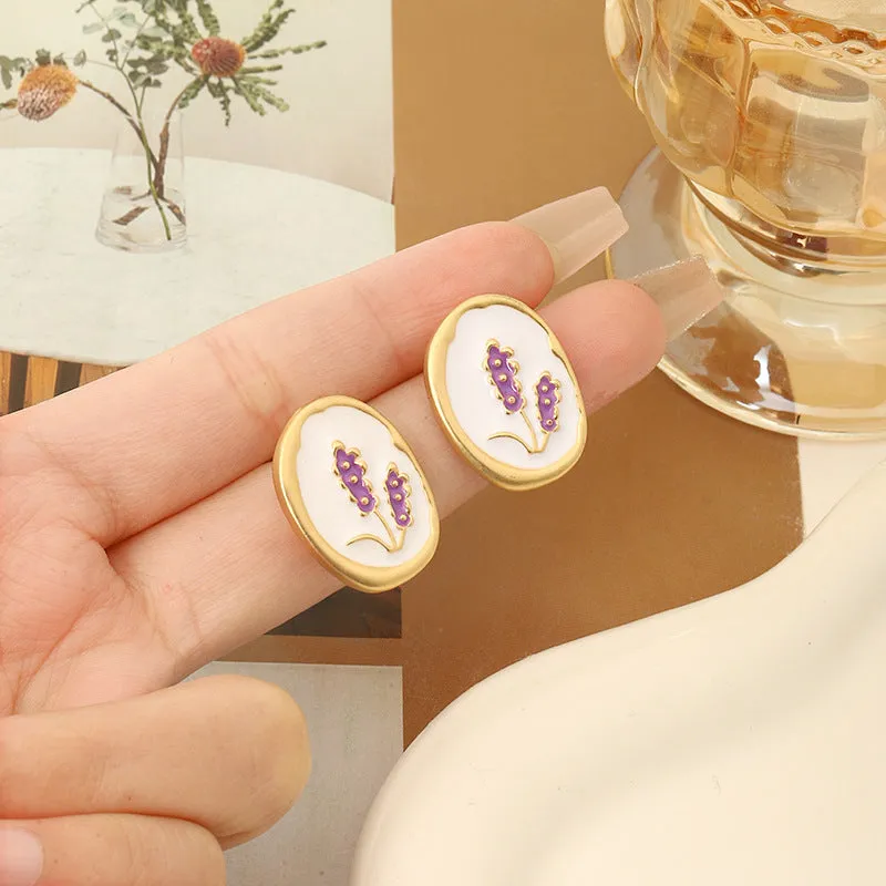 Flower Fashion High-end Earrings