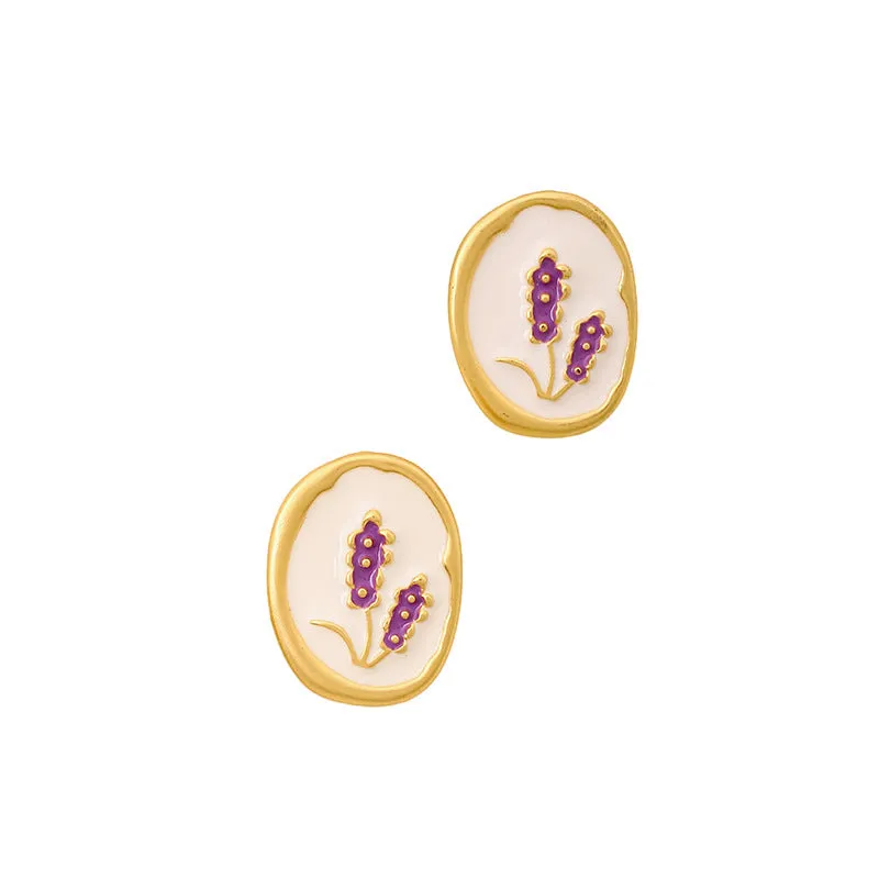 Flower Fashion High-end Earrings
