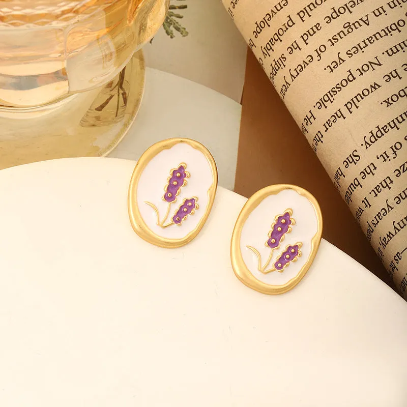 Flower Fashion High-end Earrings