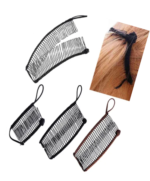 Flowgodan Banana hair clip hair iron lazy hair iron banana insert comb