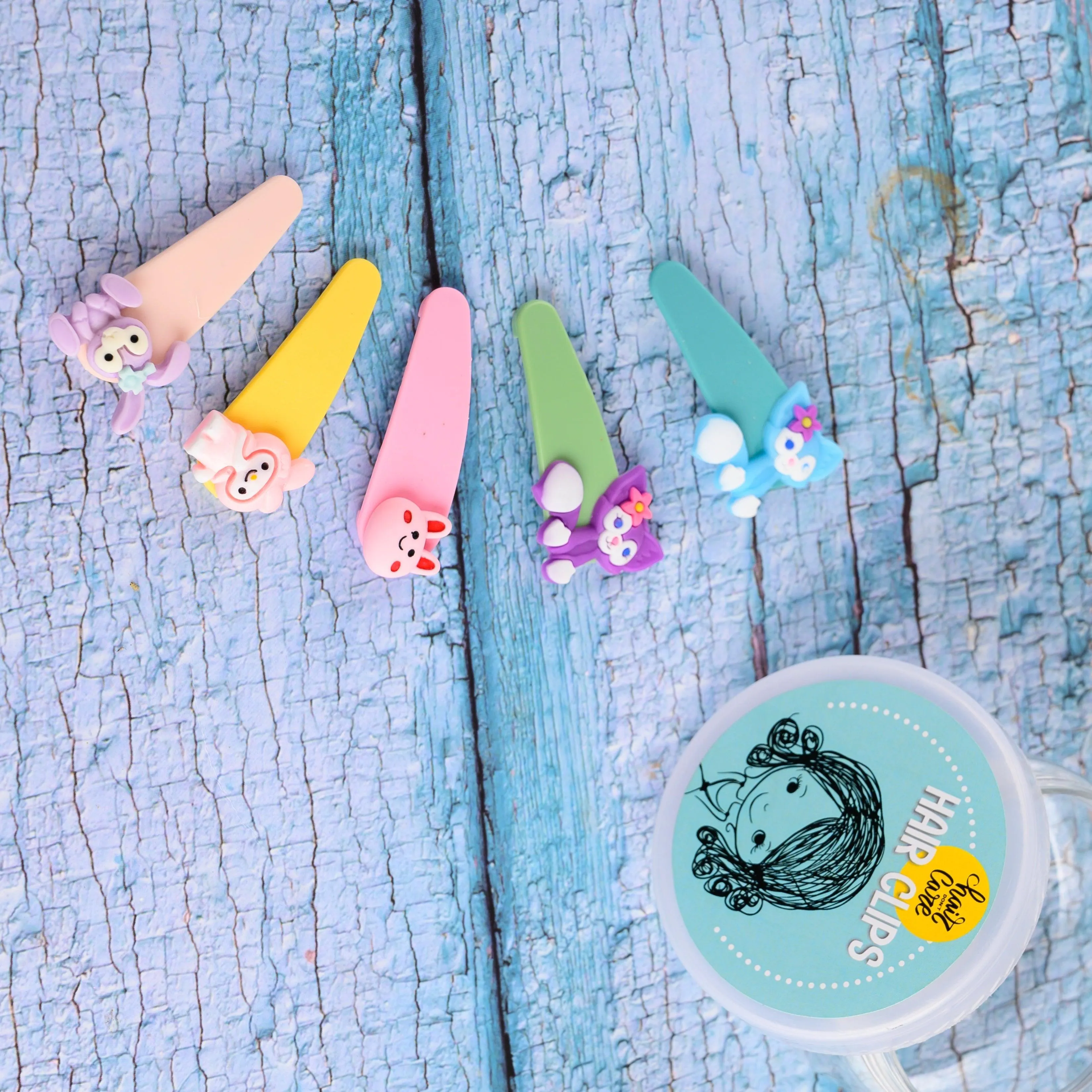 Fox Theme Hair Clips (Set of 5)