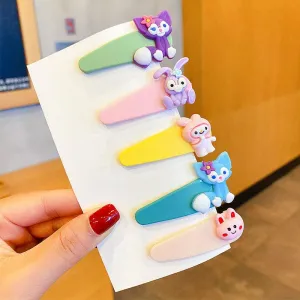 Fox Theme Hair Clips (Set of 5)