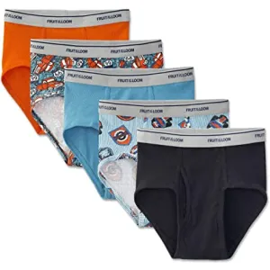 Fruit of the Loom Boys Print and Solid Fashion Briefs