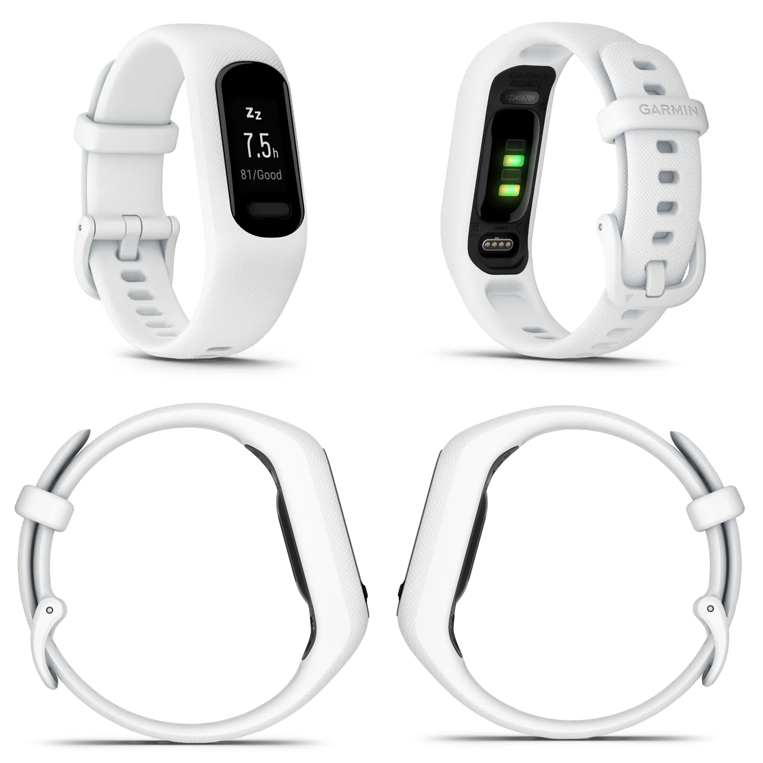 Garmin Vivosmart 5 Smart Fitness and Health Tracker, Black Case with Wearable4U Power Bank Bundle
