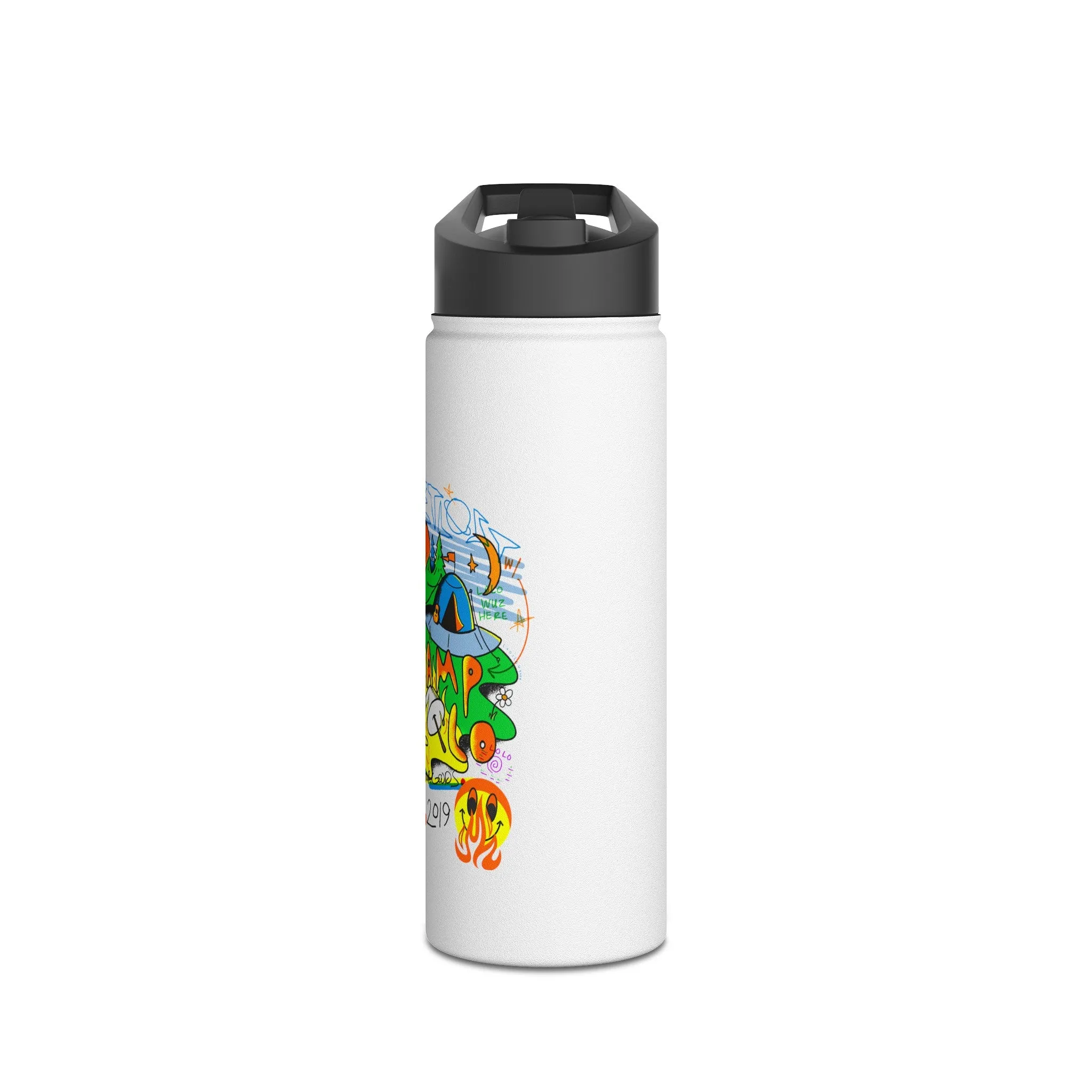 Get Lost Stainless Steel Water Bottle, Standard Lid