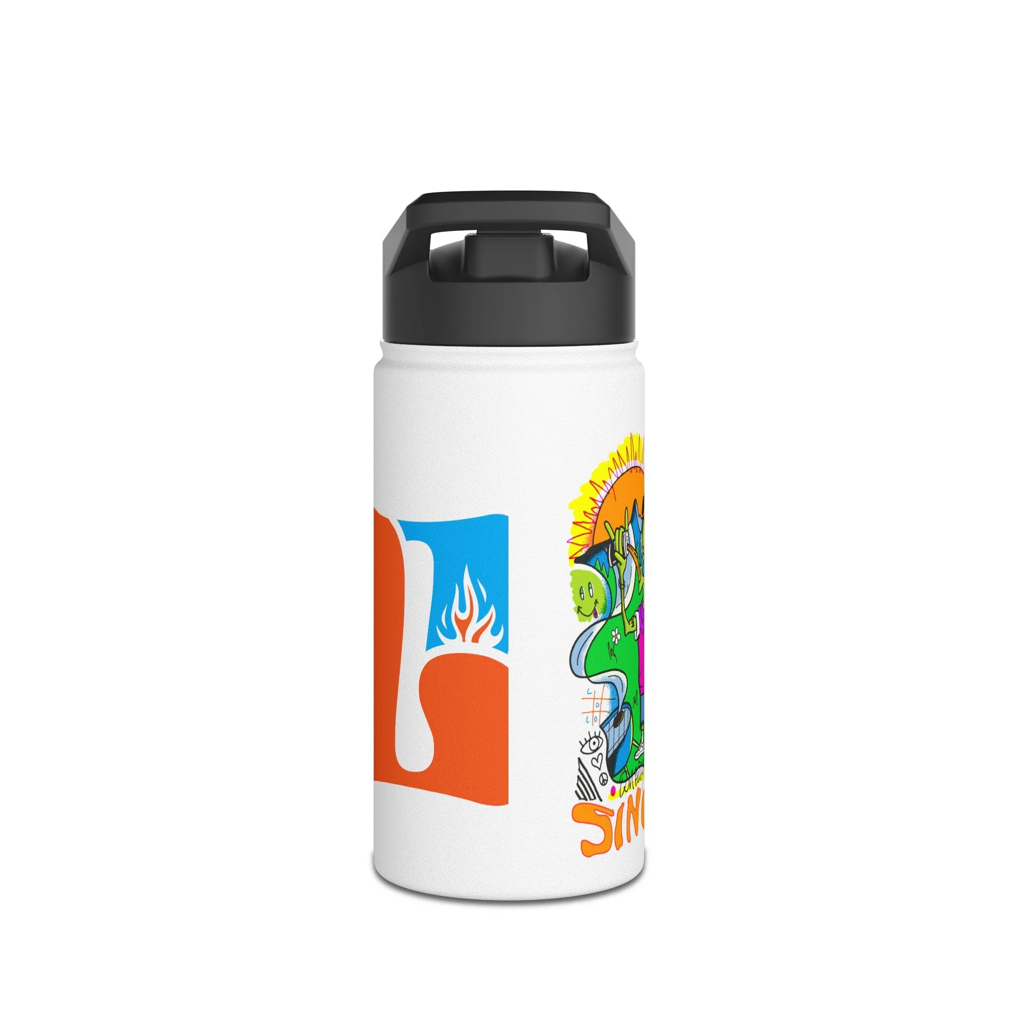Get Lost Stainless Steel Water Bottle, Standard Lid