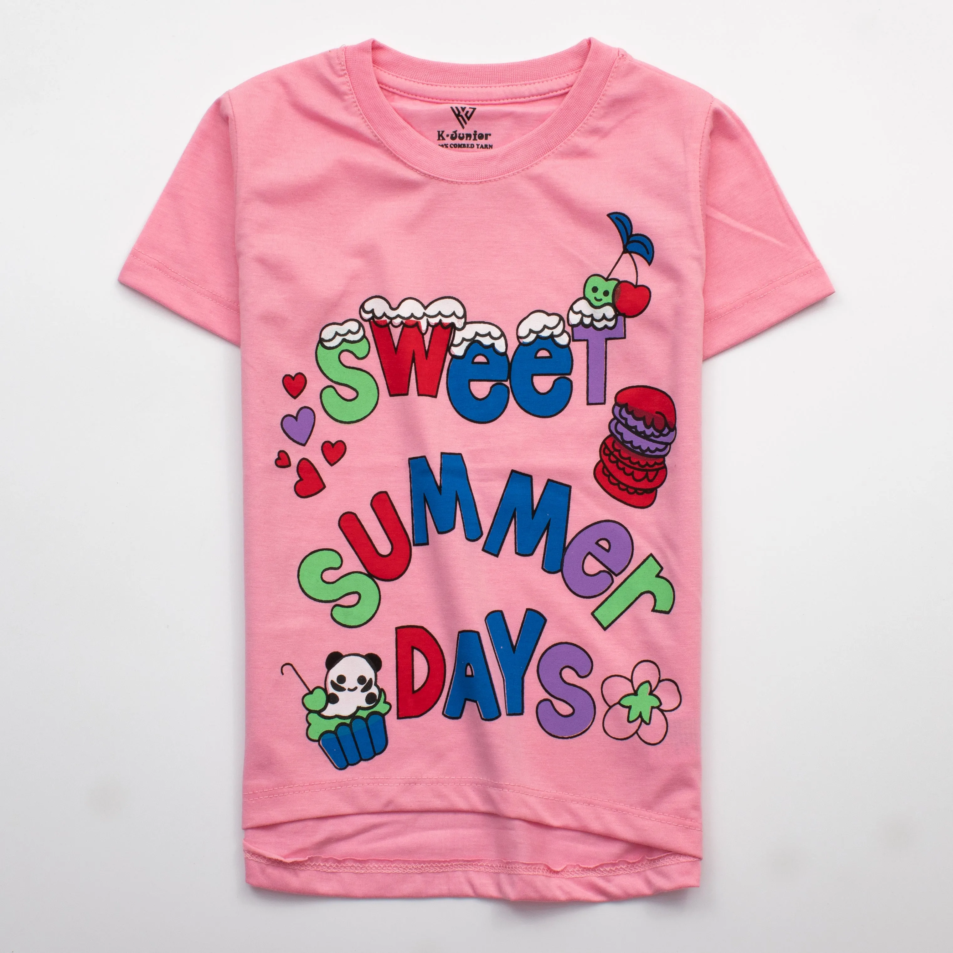 Girls H/S T Shirt Code - ( Sweet Summer )