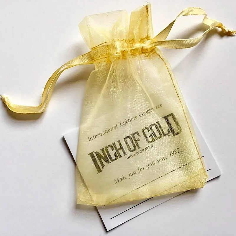 Gold Station Link Chain by the Inch (#701)