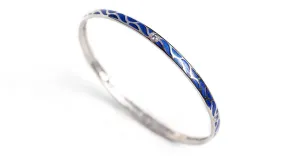 Great Wave - Topaz gold bangles for women