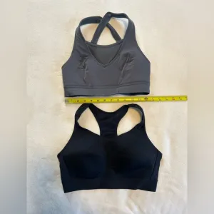 Gymshark medium sports bra black workout fitness cardio sweat athletic athlete