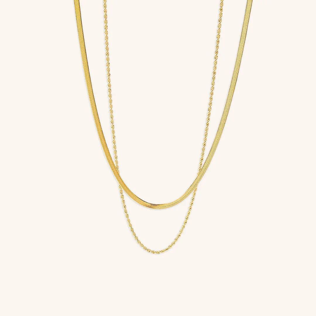 Hailey™ | Layered Gold Chain Necklace