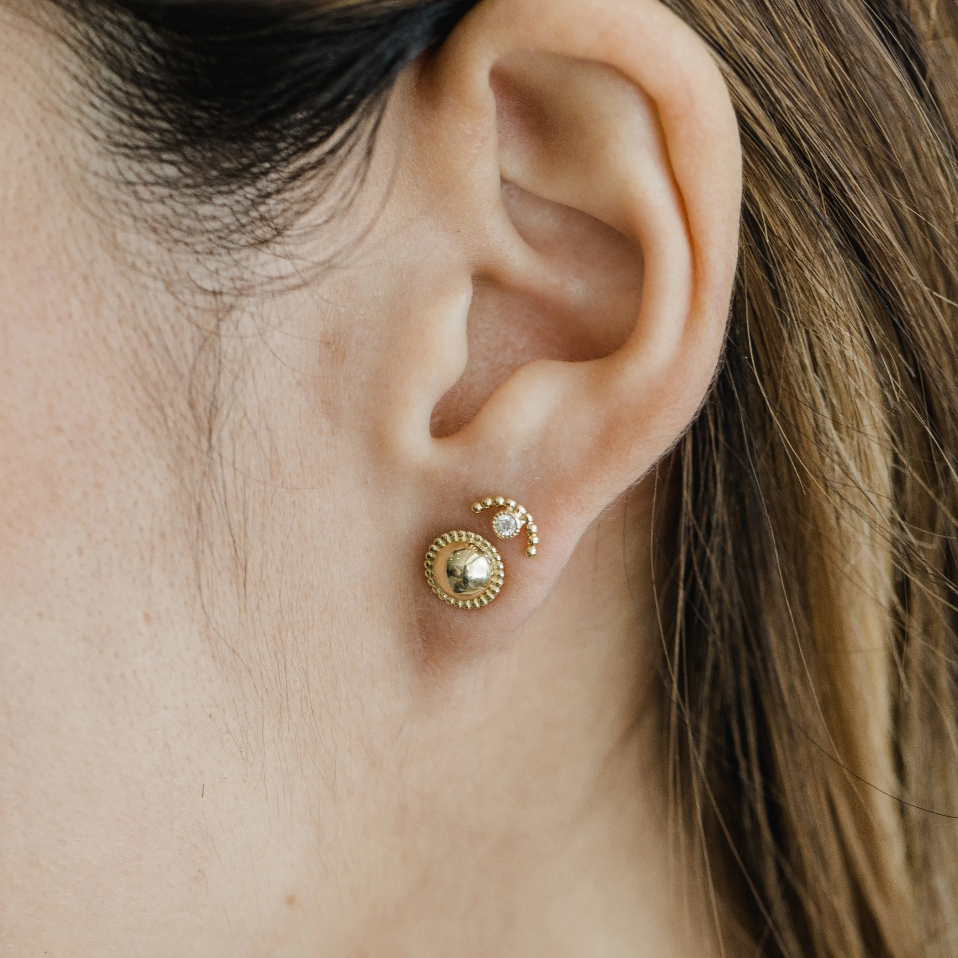 Half Dome Earrings