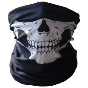 Halloween Mask Festival Skull Masks Skeleton Outdoor Motorcycle Bicycle Multi function Neck Warmer Ghost Half Face Mask Scarf