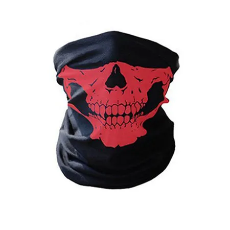 Halloween Mask Festival Skull Masks Skeleton Outdoor Motorcycle Bicycle Multi function Neck Warmer Ghost Half Face Mask Scarf