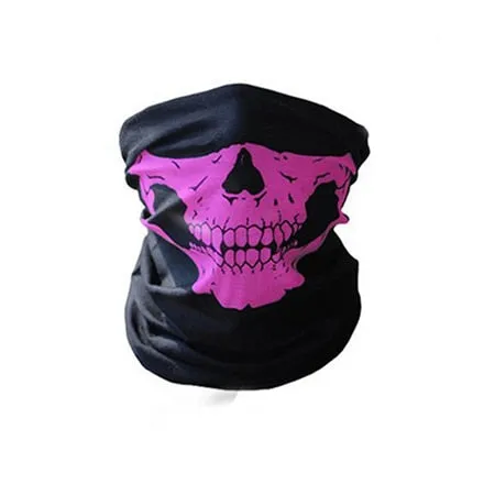 Halloween Mask Festival Skull Masks Skeleton Outdoor Motorcycle Bicycle Multi function Neck Warmer Ghost Half Face Mask Scarf
