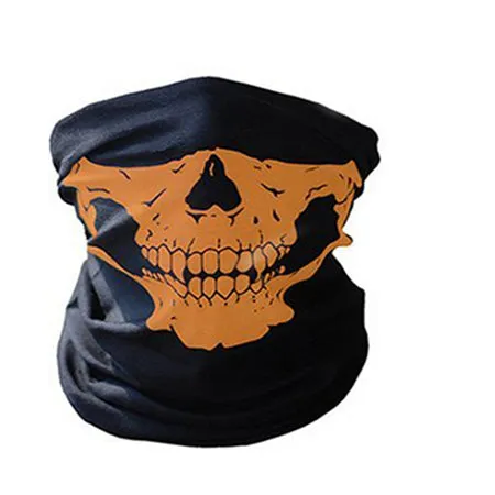 Halloween Mask Festival Skull Masks Skeleton Outdoor Motorcycle Bicycle Multi function Neck Warmer Ghost Half Face Mask Scarf