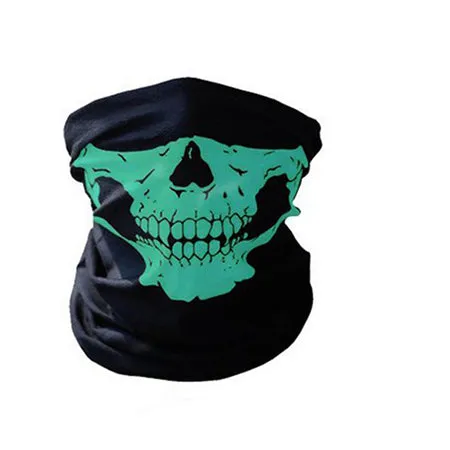 Halloween Mask Festival Skull Masks Skeleton Outdoor Motorcycle Bicycle Multi function Neck Warmer Ghost Half Face Mask Scarf