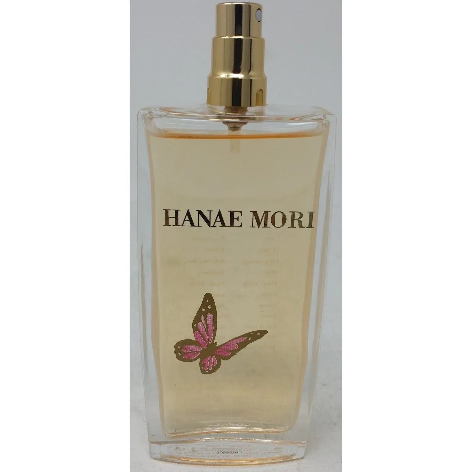 HANAE MORI Perfume Pink Butterfly 3.3 oz / 3.4 oz New tester
