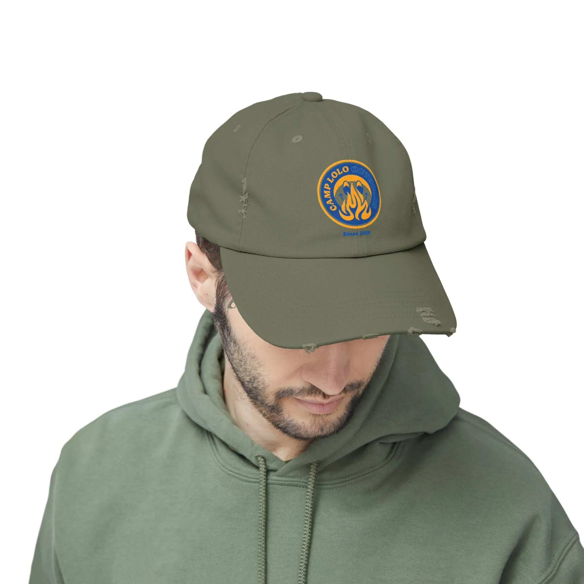 Happy Camper Classic Distressed Cap