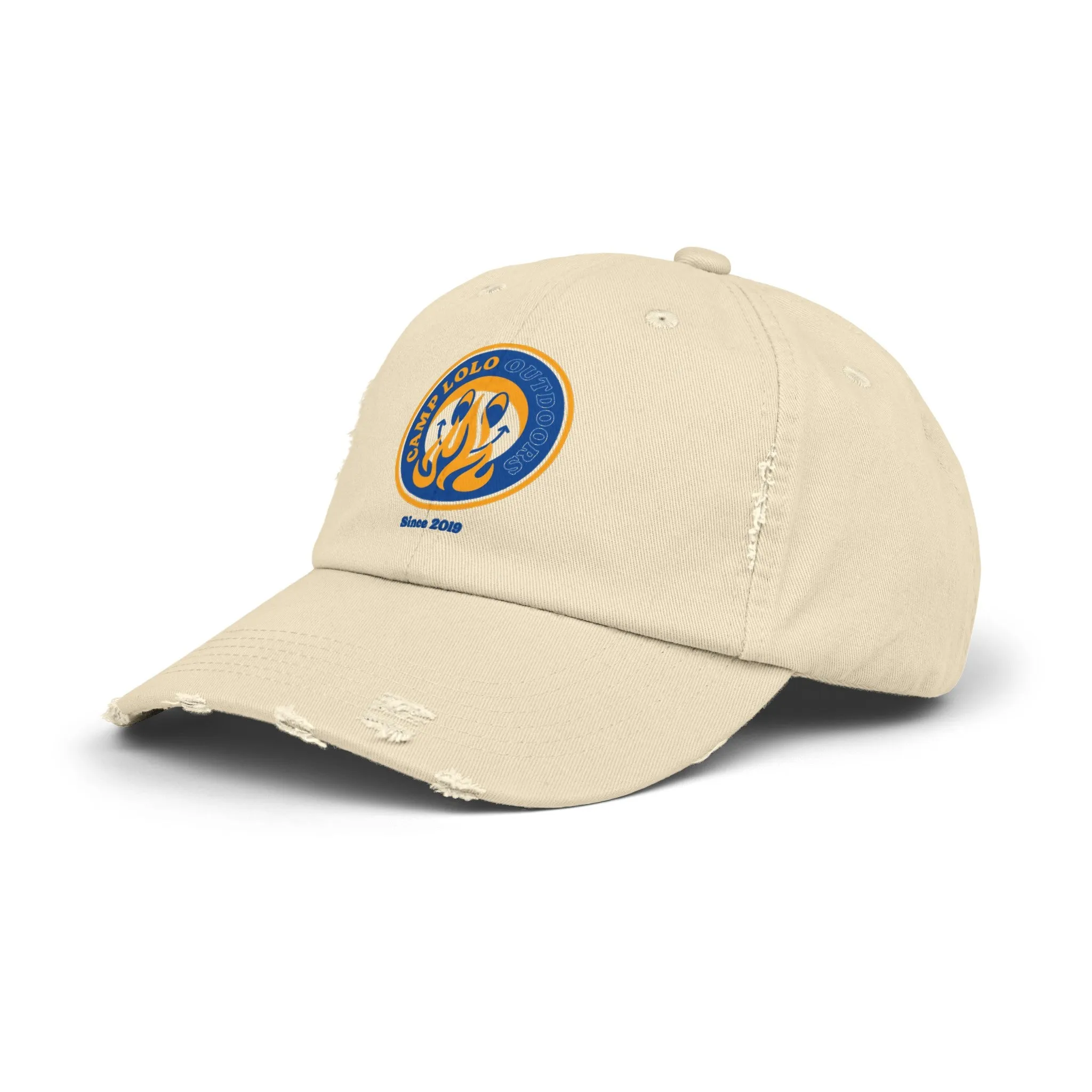 Happy Camper Classic Distressed Cap