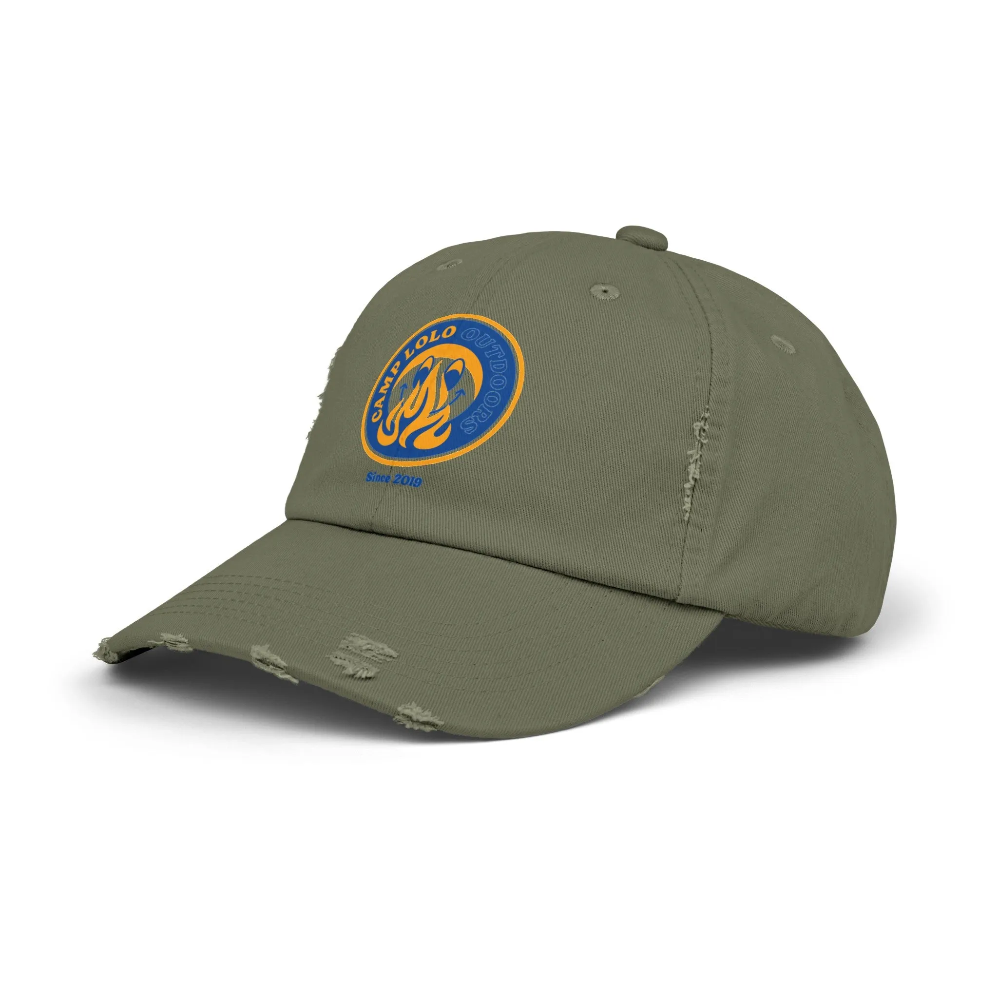Happy Camper Classic Distressed Cap