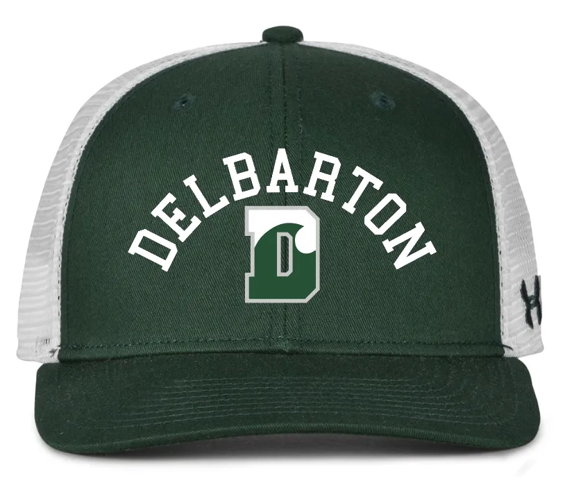 Hat - UA Trucker Hat - Dark Green/White