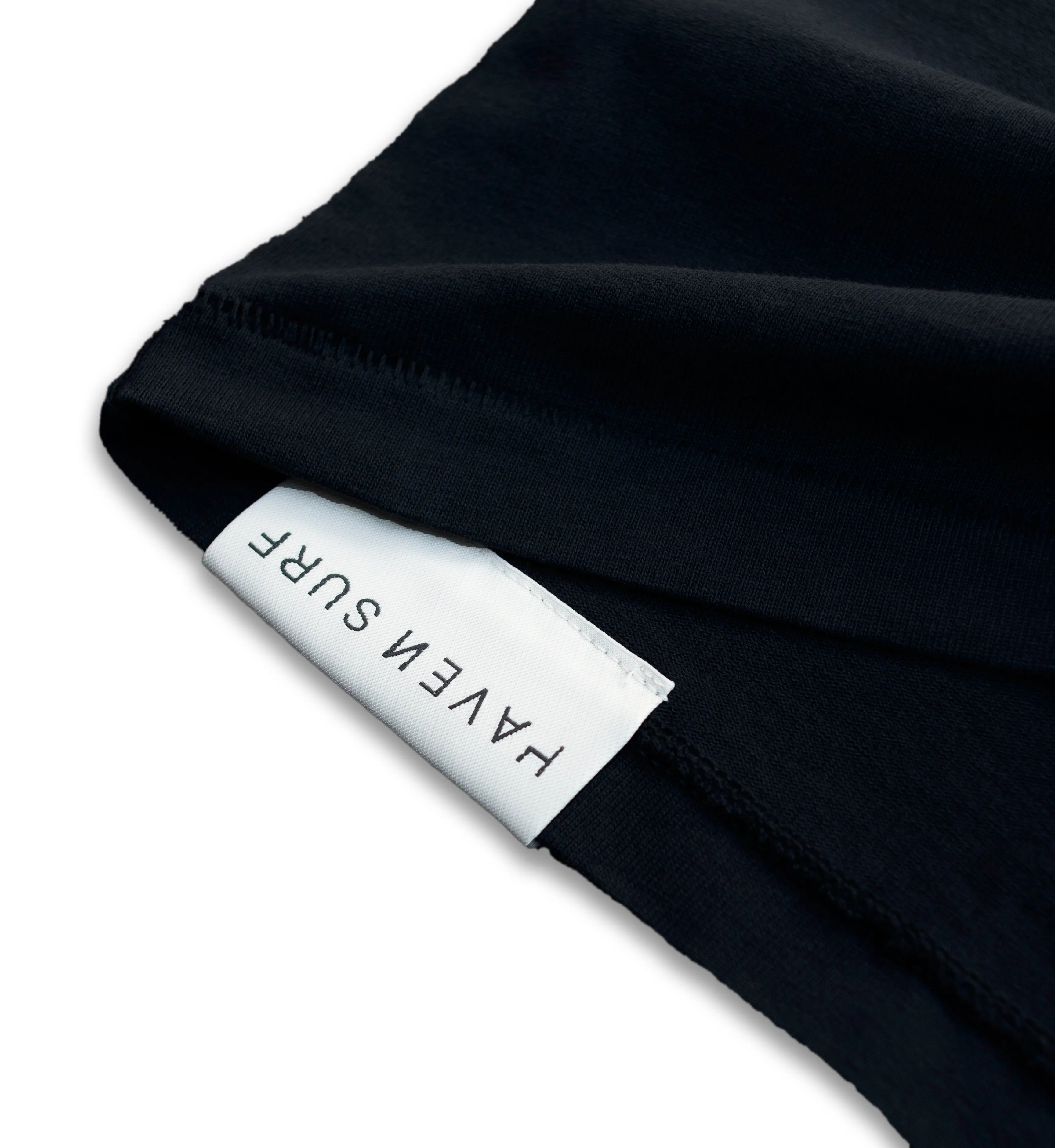 Haven Surf - Base Heavy Weight  Long Sleeve Tee w/ embroidery - Old Black