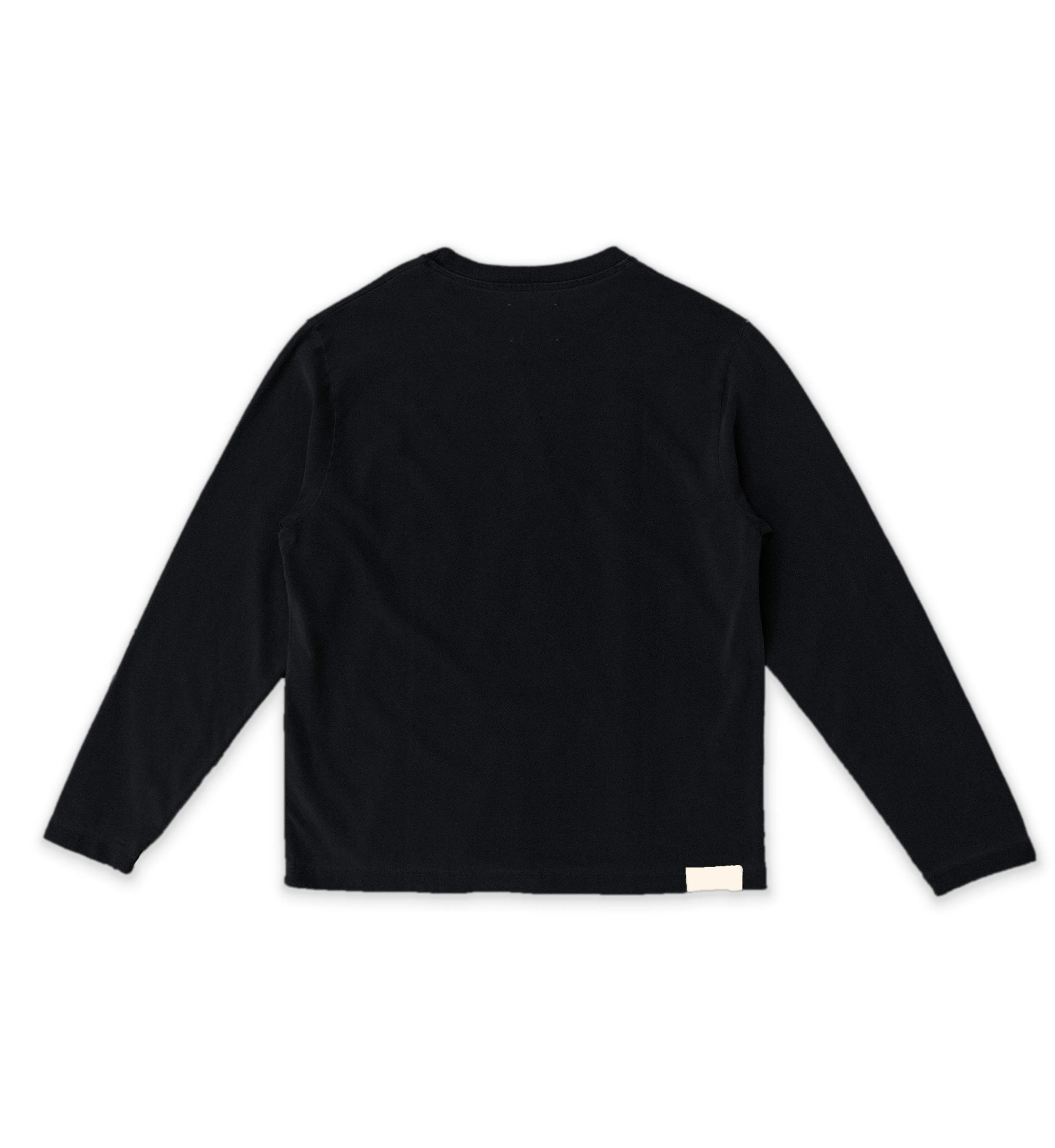 Haven Surf - Base Heavy Weight  Long Sleeve Tee w/ embroidery - Old Black