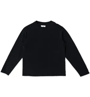 Haven Surf - Base Heavy Weight  Long Sleeve Tee w/ embroidery - Old Black