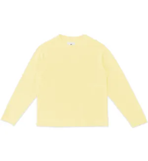 Haven Surf - Base Heavy Weight  Long Sleeve Tee w/ embroidery - Pale Banana