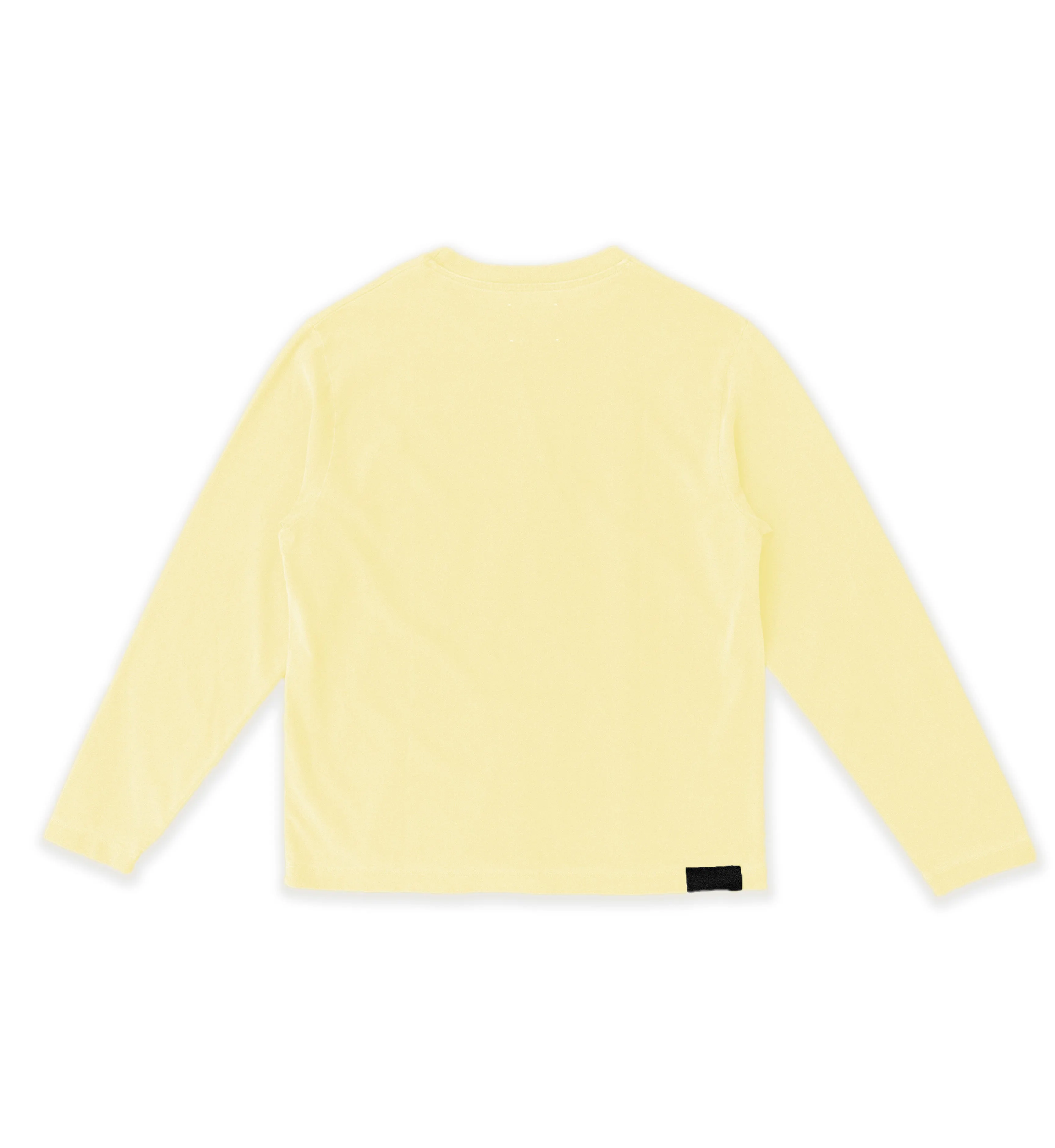 Haven Surf - Base Heavy Weight  Long Sleeve Tee w/ embroidery - Pale Banana