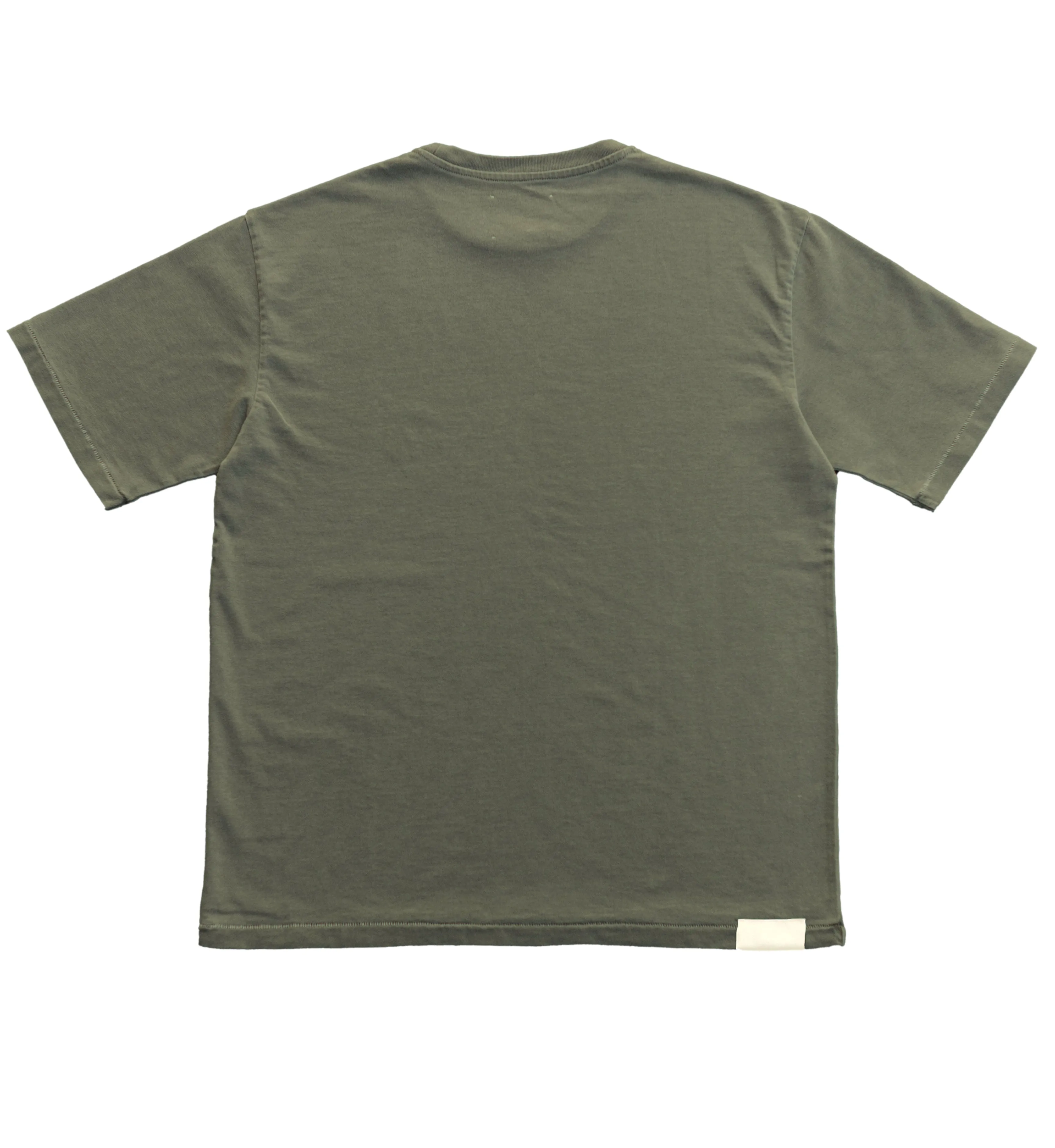 Haven Surf - Base Heavy Weight  OS Tee w/ embroidery - Dark Olive