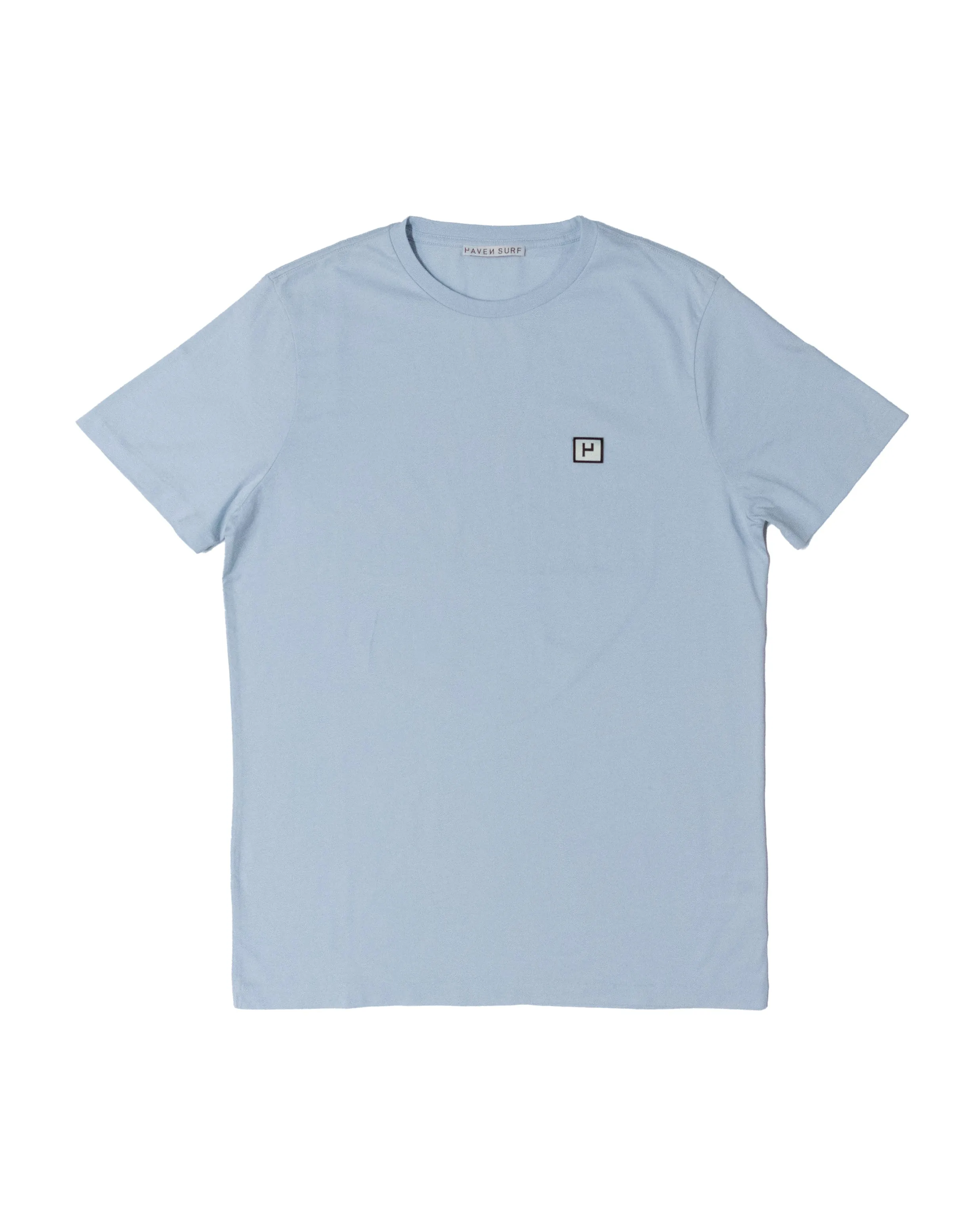 Haven Surf - Base Tee w/ H - logo patch - Clear Sky Blue