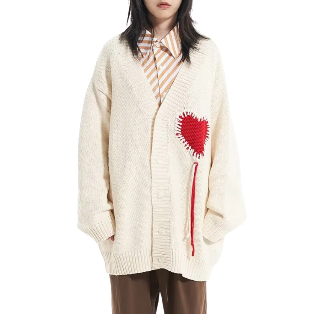 Heart Knit Cardigan