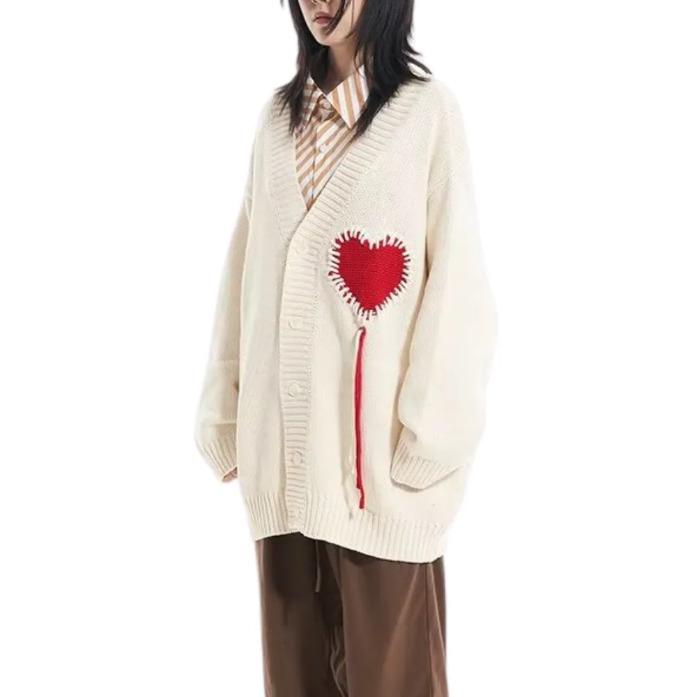 Heart Knit Cardigan