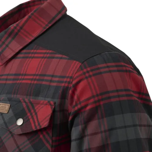 HELIKON WINTER WARDEN Shirt, Long Sleeve - Forest Blue Plaid