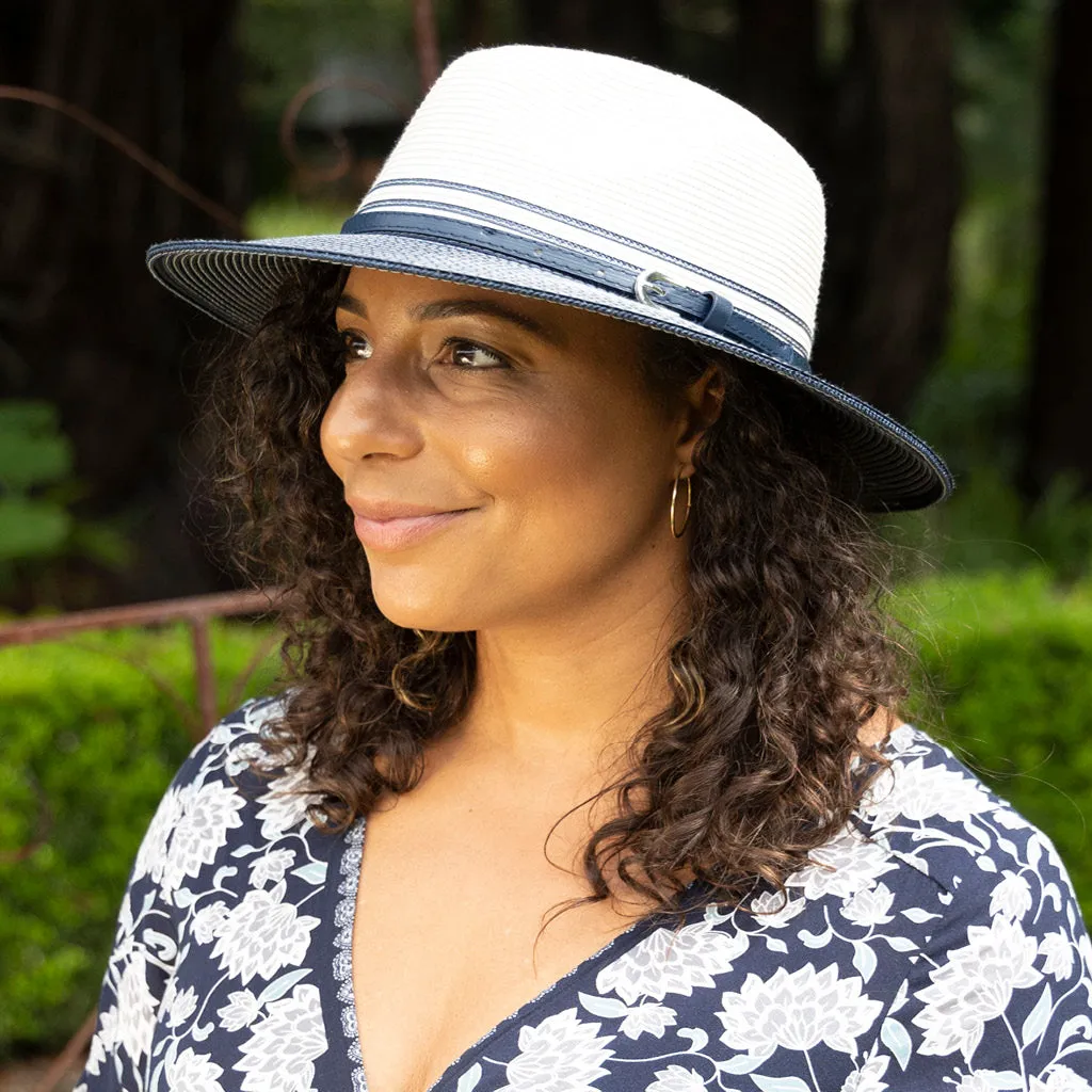 Heritage Town & Country Hat - Ivory/Navy