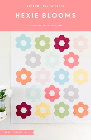 Hexie Blooms quilt pattern by Fran Gulick